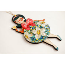 Load image into Gallery viewer, Floral Christmas Tree Ornament by Laliblue