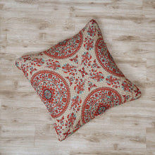 Load image into Gallery viewer, Tache Bohemian Desert Medallion Boteh Paisley Taupe Throw Pillow Covers / Euro Sham (TJ3502)