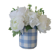 Load image into Gallery viewer, Gingham Large Vase/ Utensil Holder