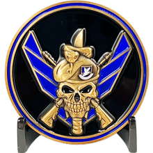 Load image into Gallery viewer, EL11-016 USAF US Air Force Security Forces Military Police MP Challenge Coin Defensor Fortis