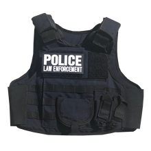 Load image into Gallery viewer, Tactical patch Set for Body Armor PVC Rubber LAW ENFORCEMENT patches for Bullet Proof Ballistic vest POLICE CBP FBI