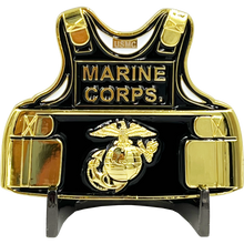 Load image into Gallery viewer, EL13-015 Semper Fi US Marines Challenge Coin Military Veteran