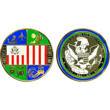 Load image into Gallery viewer, GL4-003 CBP land Sea &amp; Air  Border Patrol Field Operations Air and Marine Challenge Coin