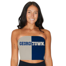 Load image into Gallery viewer, Georgetown Hoyas Two Tone Tube Top