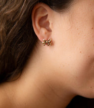 Load image into Gallery viewer, Gifted Golden Bow Post Earrings