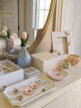 Load image into Gallery viewer, Gilded Butterflies Trays with 22K Gold Accent