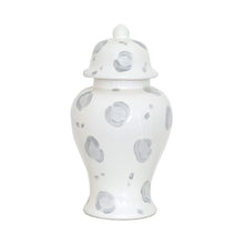 Load image into Gallery viewer, Light Gray Leopard Print Ginger Jars