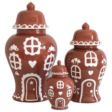Load image into Gallery viewer, Gingerbread House Ginger Jars