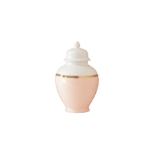 Load image into Gallery viewer, Blush Color Block Ginger Jar with Gold Accent