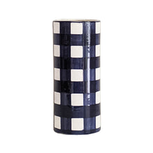 Load image into Gallery viewer, Gingham Column Vase