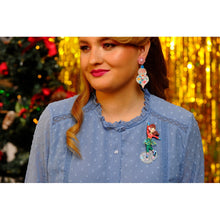 Load image into Gallery viewer, Girl Ice Skating Brooch by Laliblue