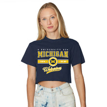 Load image into Gallery viewer, University of Michigan Classic Navy Tee