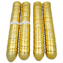 Load image into Gallery viewer, Set of 48 Plastic Eggs: 47 Metallic Gold and 1 Surprise White Egg