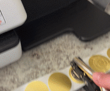 Load image into Gallery viewer, 2&quot; Permanent Color-Code Round Dot Inventory Labels: 500/Roll