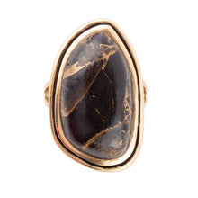 Load image into Gallery viewer, Gold Infused Matrix Ring