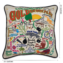 Load image into Gallery viewer, Golden Gate Park Hand-Embroidered Pillow