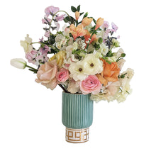 Load image into Gallery viewer, Golden Key Vase with 22K Gold Accent