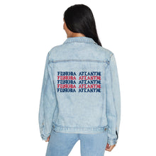 Load image into Gallery viewer, Florida Atlantic Owls Gothic Denim Jacket