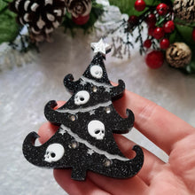 Load image into Gallery viewer, Gothic Christmas Tree Necklace by Cherryloco Jewellery