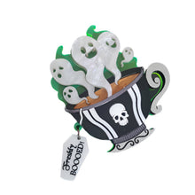 Load image into Gallery viewer, Gothic Ghost Teacup Brooch by Cherryloco