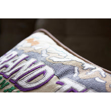Load image into Gallery viewer, Grand Teton Hand-Embroidered Pillow