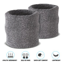 Load image into Gallery viewer, Premium Terry Cloth Cotton Wristband Pair