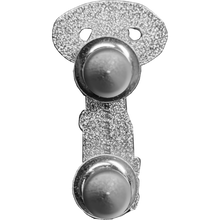 Load image into Gallery viewer, PBX-005-C Sterling Silver plated Correctional Officer Jail Prison Key pin CO Corrections Thin Gray Line