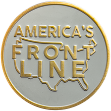 Load image into Gallery viewer, GL8-006 Warrior Mindset Challenge Coin Thin Gray Line Correctional Officer CO Corrections
