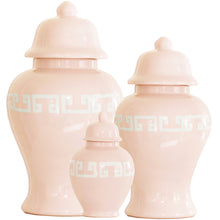 Load image into Gallery viewer, Blush Greek Key Ginger Jars