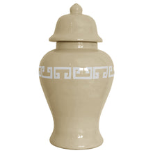 Load image into Gallery viewer, Sand Greek Key Ginger Jars