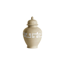 Load image into Gallery viewer, Sand Greek Key Ginger Jars