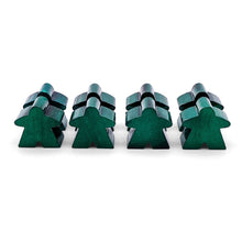 Load image into Gallery viewer, 8 Pack of Green Enamel Meeples by Norse Foundry