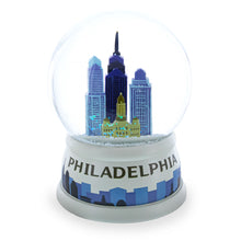 Load image into Gallery viewer, Philadelphia Skyline Glass Water Snow Globe
