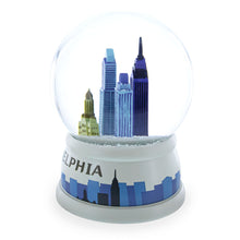 Load image into Gallery viewer, Philadelphia Skyline Glass Water Snow Globe