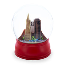 Load image into Gallery viewer, San Francisco Skyline with Iconic Landmarks Glass Water Snow Globe