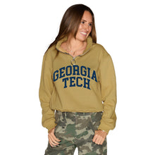 Load image into Gallery viewer, Georgia Tech Gold Quarter Zip Sweatshirt