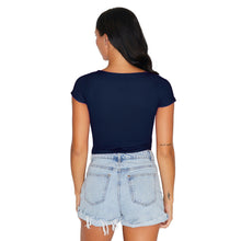 Load image into Gallery viewer, George Washington University Navy Babydoll Tee