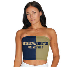Load image into Gallery viewer, George Washington University Two Tone Tube Top
