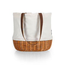 Load image into Gallery viewer, Coronado Canvas and Willow Basket Tote