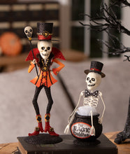 Load image into Gallery viewer, Magic Cauldron Skeleton | Halloween Decor | Bethany Lowe