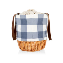 Load image into Gallery viewer, Coronado Canvas and Willow Basket Tote