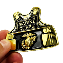 Load image into Gallery viewer, EL13-015 Semper Fi US Marines Challenge Coin Military Veteran