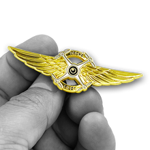 Load image into Gallery viewer, EL13-016 Full size UAS FAA Commercial Drone Pilot Wings pin
