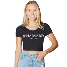 Load image into Gallery viewer, Harvard Black Babydoll Tee