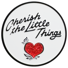 Load image into Gallery viewer, BL18-018 Cherish The Little Things LOVE Challenge Coin Medallion Valentines Day Happy Anniversary Gift