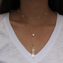 Load image into Gallery viewer, Hexagon Natural Stone Choker Pendant [5 stone options]