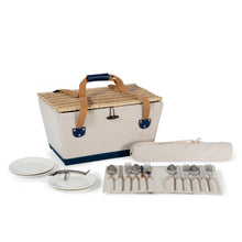 Load image into Gallery viewer, Boardwalk Picnic Basket for 4