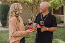 Load image into Gallery viewer, Heart Shaped Wine Appetizer Plate Set of 4