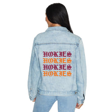 Load image into Gallery viewer, Virginia Tech Gothic Denim Jacket