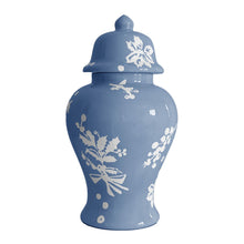 Load image into Gallery viewer, Deck the Halls Ginger Jars in French Blue